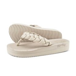 Japonki basenowe damskie Flip Flop Comfy Weave. Brązowe klapki damskie Flip Flop, bez wzorów, bez obcasa, bez zapięcia. Za 123.05 zł.
