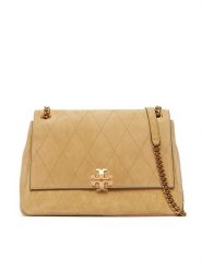 Tory Burch Torebka 183357 Beżowy. Brązowe torebki klasyczne damskie Tory Burch, ze skóry, bez dodatków. Za 3,029.00 zł.