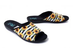 ADANEX 28826 DIK2VD żółty/czarny, kapcie damskie. Czarne kapcie damskie Adanex. Za 56.99 zł.