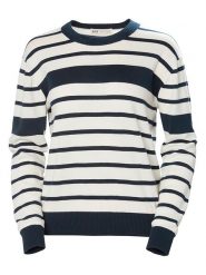 Helly Hansen Sweter "Skagen" w kolorze biało-granatowym rozmiar: M. Białe swetry klasyczne damskie Helly Hansen, m, z bawełny, bez kołnierzyka. Za 177.32 zł.
