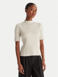 ACCESS FASHION Sweter 54-8046 Beżowy Slim Fit. Brązowe swetry klasyczne damskie ACCESS FASHION, l, z syntetyku, bez kołnierzyka. Za 289.99 zł.