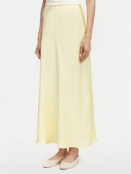 Vero Moda Spódnica maxi Livia 10350079 Żółty jasny Regular Fit. Żółte spódnice damskie Vero Moda, xl, bez wzorów, z satyny, maxi. Za 159.99 zł.
