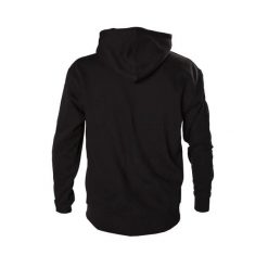 Zippowana bluza z kapturem z logo Kwon. Czarne bluzy damskie KWON, l, bez wzorów, z bawełny, z kapturem. Za 237.50 zł.
