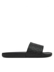 Calvin Klein Klapki Pool Slide Mono HW0HW02541 Czarny. Czarne klapki damskie Calvin Klein, bez wzorów, z materiału, bez obcasa, bez zapięcia. Za 149.99 zł.