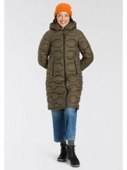 Icepeak Płaszcz pikowany "Pomaria" w kolorze khaki rozmiar: 48. Brązowe płaszcze damskie Icepeak, bez wzorów, bez kaptura. Za 461.21 zł.