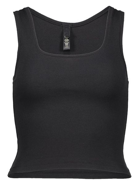 Skims Koszulka w kolorze czarnym rozmiar: S. Czarne koszulki damskie Skims, s, bez wzorów, bez kołnierzyka, bez ramiączek. Za 212.95 zł.