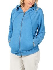Timezone Bluza w kolorze niebieskim rozmiar: XL. Niebieskie bluzy damskie Timezone, xl, bez wzorów, bez kaptura. Za 149.31 zł.