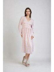Monki Sukienka w kolorze lawendowym rozmiar: 36. Różowe sukienki damskie Monki, bez wzorów, bez ramiączek. Za 70.90 zł.