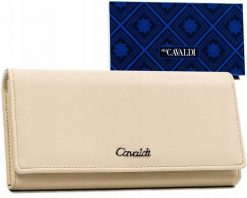 Portfel damski 4U Cavaldi GD24-DNM beżowy. Brązowe portfele damskie 4U Cavaldi, bez wzorów, ze skóry ekologicznej. Za 44.00 zł.