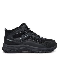 Trekkingi Skechers. Czarne obuwie trekkingowe damskie Skechers, bez zapięcia. Za 479.99 zł.