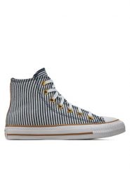 Converse Trampki Chuck Taylor All Star Herringbone Stripe A07232C Niebieski. Niebieskie trampki damskie Converse, bez wzorów, z materiału, bez zapięcia. Za 229.99 zł.