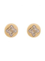 Guess Kolczyki JUBE06 467JW Złoty. Żółte kolczyki damskie Guess, ze stali. Za 199.99 zł.