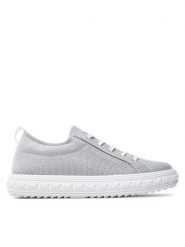 MICHAEL Michael Kors Sneakersy Grove Metallic 43S4GVFS2D Srebrny. Szare obuwie sportowe damskie MICHAEL Michael Kors, z materiału, bez zapięcia. Za 349.99 zł.