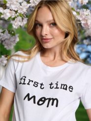 Koszulka - biały. Białe koszulki damskie Sinsay, l, bez wzorów, z bawełny, bez kołnierzyka, bez ramiączek. W wyprzedaży za 17.99 zł.