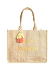 BLE Shopper bag w kolorze beżowym - 42 x 33 x 15 cm rozmiar: onesize. Brązowe shopper bag BLE, bez wzorów, z materiału, na ramię, bez dodatków. Za 45.45 zł.