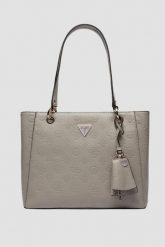 GUESS Szara shopperka Jena. Szare shopper bag Guess, ze skóry ekologicznej, bez dodatków. W wyprzedaży za 571.99 zł.