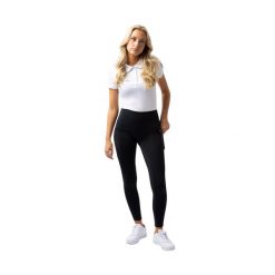 Damskie legginsy jeździeckie z pełną przyczepnością Horze Gillian. Czarne legginsy damskie HORZE, s, bez wzorów, z elastanu. Za 298.00 zł.