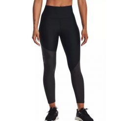 Spodnie sportowe damskie Under Armour Armour Colorblock Ankle Leg. Czarne spodnie sportowe damskie Under Armour, s, bez wzorów, do biegania. Za 169.99 zł.