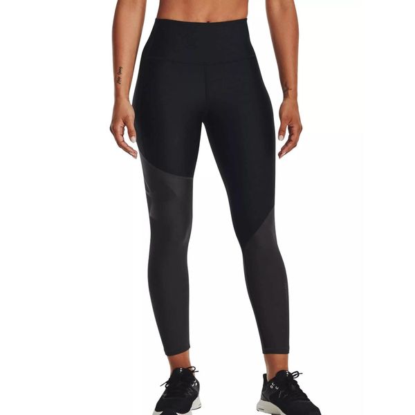 Spodnie sportowe damskie Under Armour Armour Colorblock Ankle Leg. Czarne spodnie sportowe damskie Under Armour, xs, bez wzorów, do biegania. Za 169.99 zł.