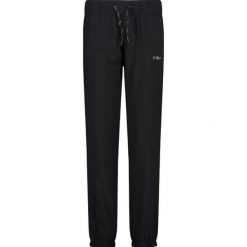 Jogging kobieta CMP. Czarne spodnie dresowe damskie CMP, na lato, m, bez wzorów, z dresówki. Za 197.99 zł.