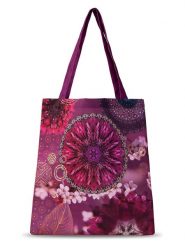 Hip Shopper bag "Aluna" w kolorze fioletowym - 45 x 40 cm rozmiar: 40x45 cm. Różowe shopper bag Hip, bez wzorów, z materiału, na ramię, bez dodatków. Za 52.67 zł.