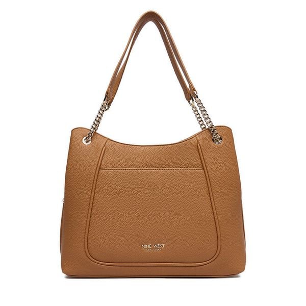 Torebka Nine West. Brązowe torebki klasyczne damskie Nine West, bez dodatków. Za 199.99 zł.