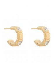 Guess Kolczyki JUBE06 183JW Złoty. Żółte kolczyki damskie Guess, metalowe. Za 189.99 zł.