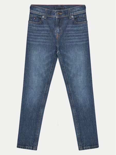 Tommy Hilfiger Jeansy Scanton Y KB0KB09324 Niebieski Slim Fit. Niebieskie jeansy chłopięce Tommy Hilfiger, z bawełny. Za 149.99 zł.