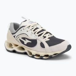 Buty Mizuno Wave Prophecy Βeta 2 dark shadow/white/snow white. Szare obuwie sportowe damskie Mizuno, bez zapięcia, do biegania, mizuno wave. Za 879.99 zł.