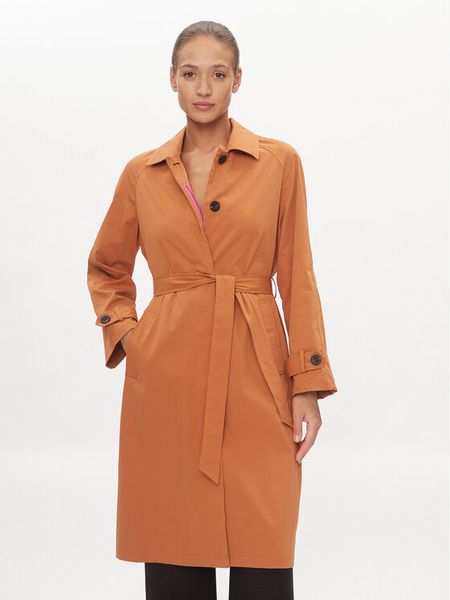 ONLY Trencz Orchid 15308598 Brązowy Regular Fit. Brązowe płaszcze damskie Only, l, bez wzorów, z syntetyku, bez kaptura. Za 189.99 zł.