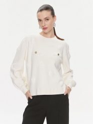 TWINSET Sweter 241TP3090 Écru Loose Fit. Swetry klasyczne damskie Twinset, xl, z wiskozy, bez kołnierzyka. Za 1,459.00 zł.