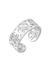 Elli Damski zegarek Open Life Flower Boho regulowany ze srebra próby 925 Sterling Silver Pierścionki 1 ct. Szare pierścionki damskie Elli, srebrne. Za 177.64 zł.