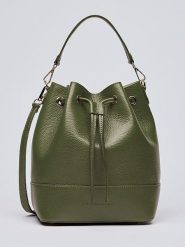 CXL by Christian Lacroix Skórzana torebka "Champs Elysé" w kolorze khaki - 25 x 28 x 15 cm rozmiar: onesize. Brązowe torebki klasyczne damskie CXL by Christian Lacroix, z materiału, na ramię, bez dodatków. Za 411.45 zł.