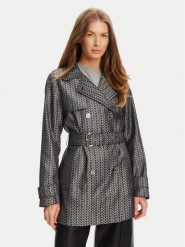 MICHAEL Michael Kors Trencz MT520IPHN8 Srebrny Regular Fit. Szare płaszcze damskie MICHAEL Michael Kors, s, bez wzorów, z syntetyku, bez kaptura. Za 1,399.00 zł.