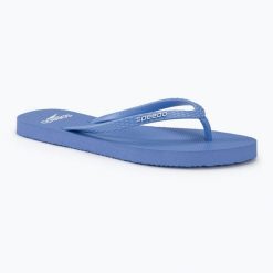 Japonki damskie Speedo Flip Flop. Niebieskie klapki damskie Speedo, bez wzorów, bez obcasa, bez zapięcia. Za 68.99 zł.