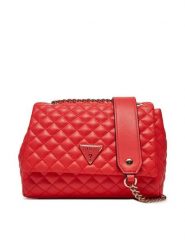 Guess Torebka HWEQG954121 Czerwony. Czerwone torebki wieczorowe damskie Guess, z aplikacjami, ze skóry, bez dodatków. Za 329.99 zł.