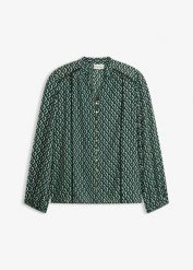 Tunika. Fioletowe tuniki damskie bonprix, bez wzorów, eleganckie, bez kołnierzyka, bez ramiączek. Za 109.99 zł.