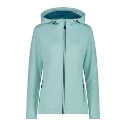 Bluza damska turystyczna CMP 31E1836. Niebieskie bluzy damskie CMP, l, bez wzorów, z materiału, z kapturem. Za 249.99 zł.