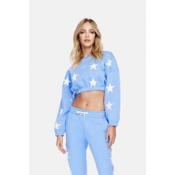 Bluza fitness damska Cardio Bunny Milky way. Niebieskie bluzy damskie Cardio Bunny, l, bez wzorów, bez kaptura. Za 99.00 zł.