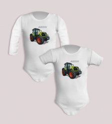 Claas — body (Rozmiar: 12M; Długość rękawa: długi; Rodzaj nadruku: Claas). Zielone body niemowlęce nikiniki, bez wzorów, z bawełny, bez kołnierzyka, bez ramiączek. Za 59.00 zł.