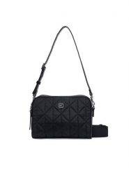 Calvin Klein Torebka Emblem Aop Jacquard Bucket LV04F3648G Czarny. Czarne listonoszki damskie Calvin Klein, bez wzorów, z materiału, bez dodatków. Za 409.99 zł.