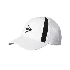 Czapka sportowa z daszkiem Dunlop Performance Cap. Białe czapki z daszkiem damskie Dunlop, na jesień, bez wzorów. Za 52.00 zł.