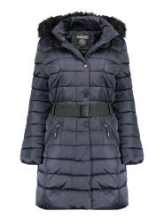 Canadian Peak Parka "Anemoneak" w kolorze granatowym rozmiar: M. Niebieskie parki damskie Canadian Peak, m, z tkaniny, bez kaptura. Za 234.38 zł.