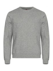 Clique Basic Roundneck bluza unisex szary melanż, 65% poliester/35% bawełna –. Szare bluzy damskie CLIQUE, xl, bez wzorów, z bawełny, bez kaptura. Za 155.70 zł.