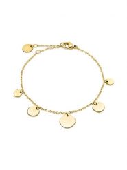 Liebeskind Bransoletka z zawieszkami rozmiar: onesize. Żółte bransoletki damskie Liebeskind, ze stali. Za 222.41 zł.