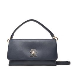 Torebka Tommy Hilfiger. Niebieskie torebki klasyczne damskie Tommy Hilfiger, bez dodatków. Za 529.99 zł.