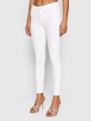 ONLY Jeansy Blush 15155438 Biały Skinny Fit. Białe jeansy damskie Only. Za 199.99 zł.