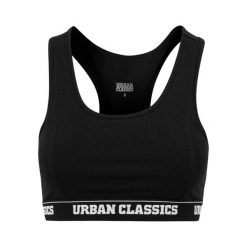 Biustonosz damski urban classic logo gt. Czarne biustonosze sportowe damskie Urban Classics, bez wzorów. Za 90.00 zł.
