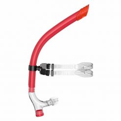 Fajka do pływania FRONTAL. Czerwone rurki damskie AGAMA, bez wzorów. Za 95.99 zł.