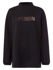 Zero Bluza w kolorze czarnym rozmiar: 36. Czarne bluzy damskie zero, bez wzorów, bez kaptura. Za 74.99 zł.